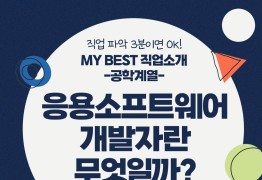 My Best 직업소개 (공학계열) 응용소프트웨어개발자란 무엇일까?